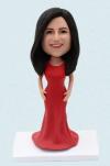 Custom Long Red Dress bobbleheads