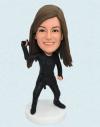 Custom Female Ninja Bobbleheads