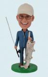 Custom Bobbleheads Fishing Bobble heads For Boss/Father