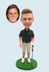 Custom Golfer Bobbleheads Golf Player Bobbleheads For Boss