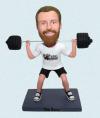Custom Bobbleheads Personalized Bobbleheads Weightlifting