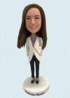 Personalized Bobblehead Female Doctor