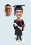 Custom Bobblehead Graduation Dolls Doctoral
