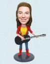 Custom Guitar Player Bobblehead