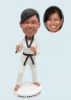 Custom Bobbleheads Female Taekwondo Karate bobbleheads