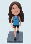 Personalized Bobblehead Female Marathon