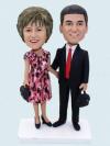 Personalised Bobblehead Couple Figurines Anniversary Gifts