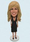 Custom Bobblehead Black Dress Woman