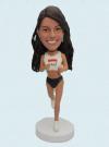 Personalized bobblehead runner