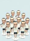 Bulk Custom Tennis Player Bobbleheads | Personalized Team & Corporate Gifts | 10–2000 pcs