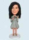 Custom Bobblehead Make Up Woman