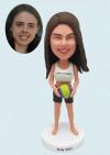 Custom bobbleheads volleyball player girl