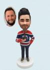 Custom Bobblehead – Male Figurine in Edmonton Oilers Jersey