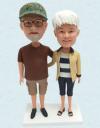 Custom Couple Bobbleheads Figurines Gift For Anniversary