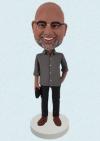 Personalized Bobbleheads Business Man Boss Bobbleheads Figurines