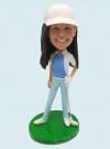 Custom Bobblehead Female Golf Player