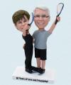Personalized Bobbleheads Tennis Couple Gifts For Parents