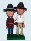 Custom Cowboy Anniversary Bobblehead