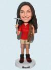 Personalized mountain climber bobbleheads
