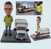 Custom Bobbleheads For Medical Rescue Personnel With Ambulance