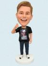 Custom Bobbleheads Personalized Bobblehead Casual Style