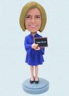 Personalized Female Teacher Bobblehead