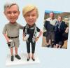 Personalized Hiking Couple Bobbleheads Figurines