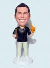 Custom Bobblehead Fan With Beer