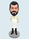 Custom Bobbleheads Personalized Bobblehead Diner Waiter