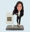 Personalized Bobbleheads Female Realtor Personalized Bobbleheads Female Realtor