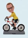Custom Bobblehads Riding Bicycle For Boss