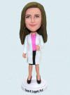 Custom Bobblehead Female Doctor Bobbleheads Personalized