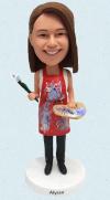 Personalized Bobblehead Painting Drawing