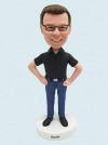 Custom Bobbleheads Personalized Bobblehead Casual Male