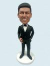 Custom Bobbleheads Personalized Bobblehead Holding Cigar Business