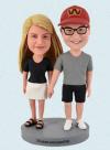 Custom Couple Bobbleheads Anniversary Bobbleheads Personalized