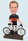 Personalized Bobbleheads Male Cyclists
