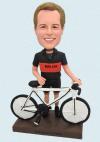 Personalized Bobbleheads Male Cyclists