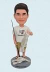 Custom Bobbleheads Personalized Bobbleheads Big Catch Fisherman