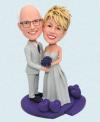 Personalized Bobblehead For Cake Topper