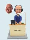 Custom bobbleheads Radio host or Dispatcher Podcast