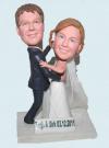 Custom wedding bobbleheads Dancing
