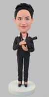 Personalized photographer bobbleheads