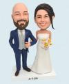 Custom Wedding Bobblehead Cake Topper