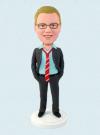 Custom Bobbleheads Personalized Bobblehead Casual Business Man