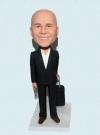 Custom Bobbleheads Personalized Bobblehead Business Trip Man