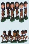 Custom Equestrian Team Bobbleheads – Personalized Horse Rider Figures for Events, Parties & Team Gifts Custom Equestrian Team Bobbleheads – Personalized Horse Rider Figures for Events, Parties & Team Gifts