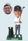 Custom bobbleheads golf player boss golfer