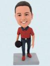 Custom Bobbleheads Personalized Bobblehead Bowling Man