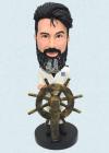 Custom Bobbleheads Personalized Bobblehead Ship Captain